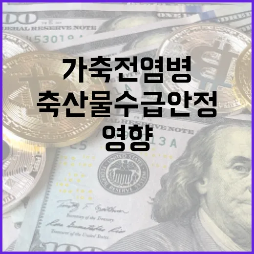 가축전염병 영향 제한적, 축산물 수급 안정