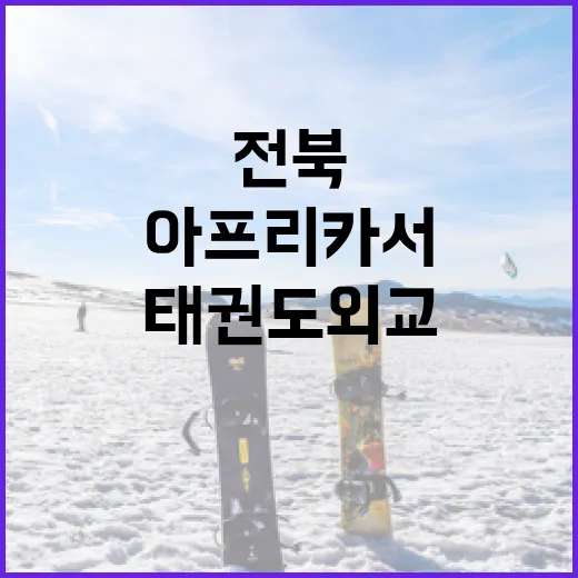 전북 태권도 외교,…