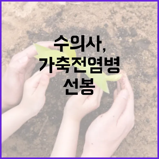 퇴직 수의사, 강원 가축전염병 방역 선봉