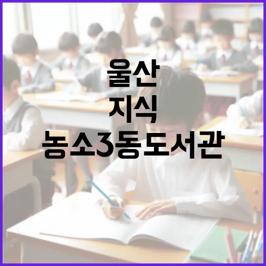 울산 농소3동 도서관, 지식과 소통의 공간