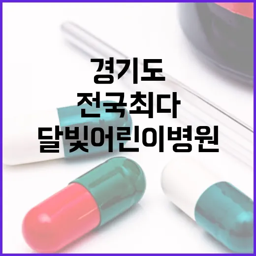 경기도 달빛어린이병원 전국 최다 운영 비결