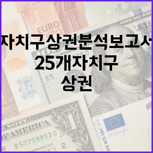 서울 25개 자치구 상권 분석 보고서 공개