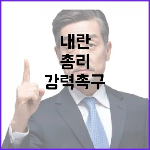 김 총리 내란 심판 강력 촉구