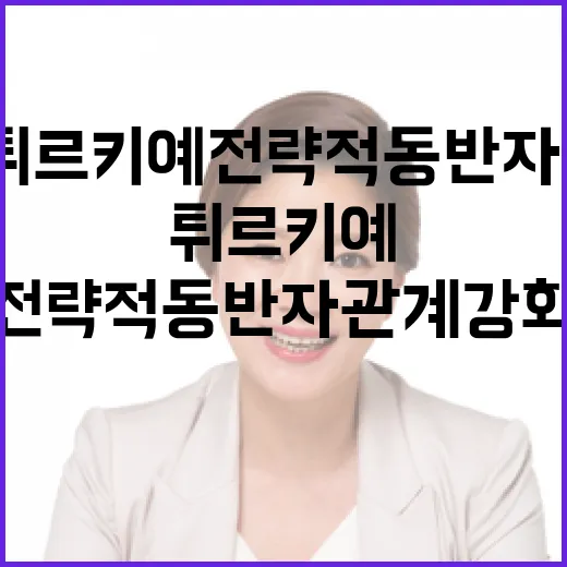 한-튀르키예 전략적 동반자 관계 강화