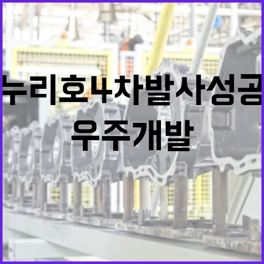 누리호 4차 발사 성공, 우주개발 새 역사 열다
