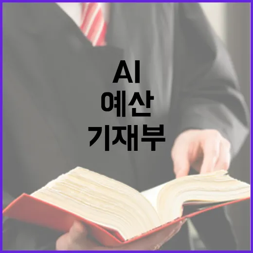기재부, AI사업 예산 분류 명확히 밝혔다