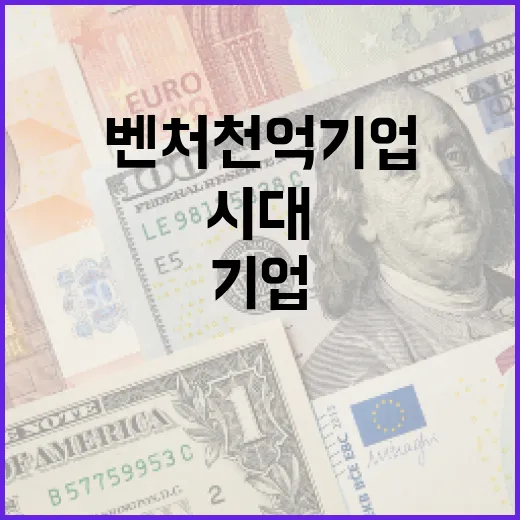 벤처천억기업 1000개 시대 성큼