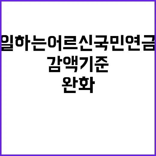 일하는 어르신 국민…
