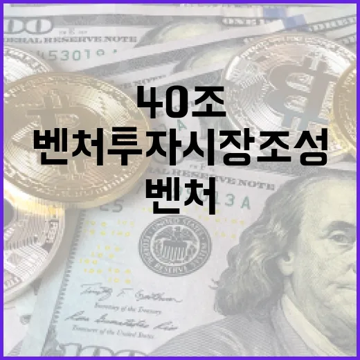 연 40조 벤처투자 시장 조성 협력 강화