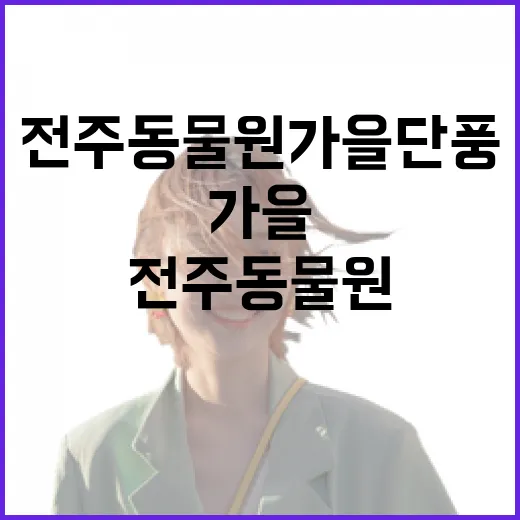 전주동물원 가을 단풍과 동물 힐링 산책