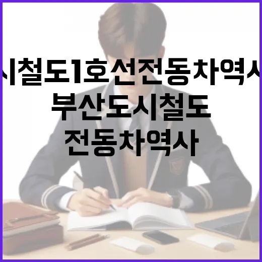 부산도시철도 1호선 전동차 역사전시관 체험기
