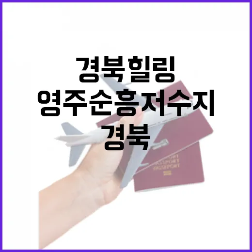 영주 순흥저수지, 경북 힐링 명소