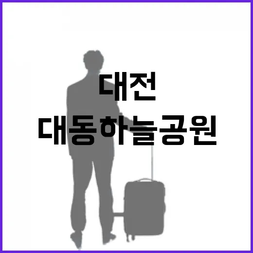 대전 대동하늘공원, 낮과 밤의 매력