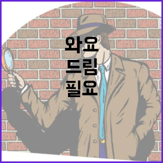 필요하면 와요, 그냥 드림!