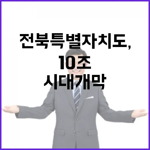 전북특별자치도, 10조 시대 개막