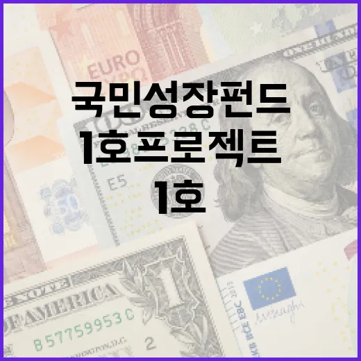 금융위 국민성장펀드 1호 프로젝트 확인