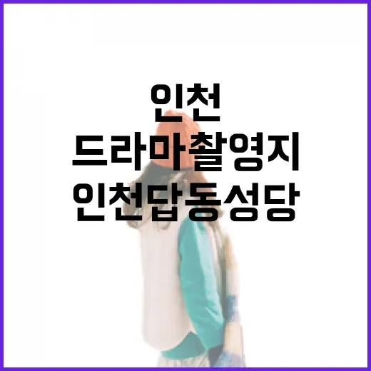 인천 답동성당, 드라마 촬영지 명소
