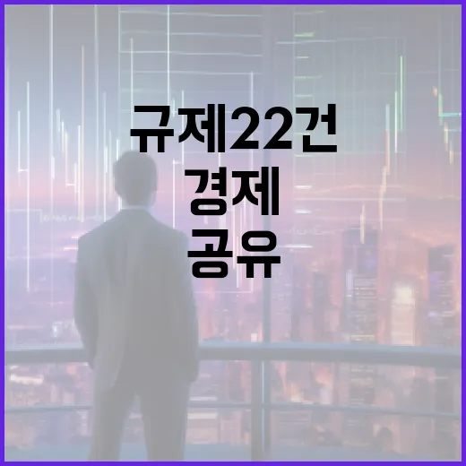 주류·AI·공유경제 규제 22건 개선 추진