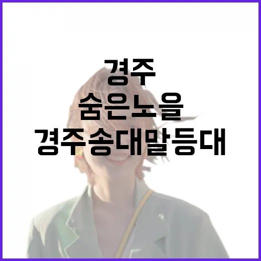 경주 송대말등대, 숨은 노을 명소