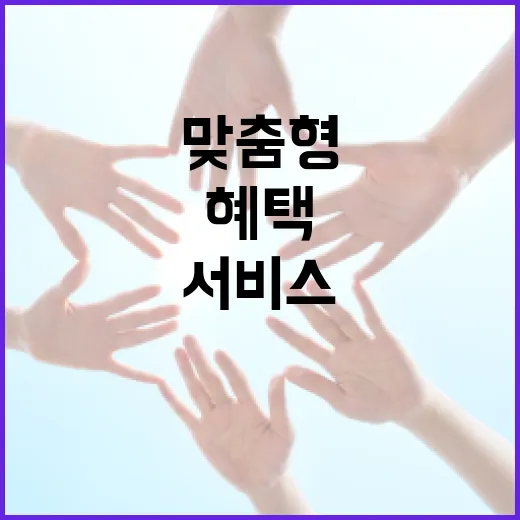 모두가 누리는 맞춤형 공공서비스 혜택알리미