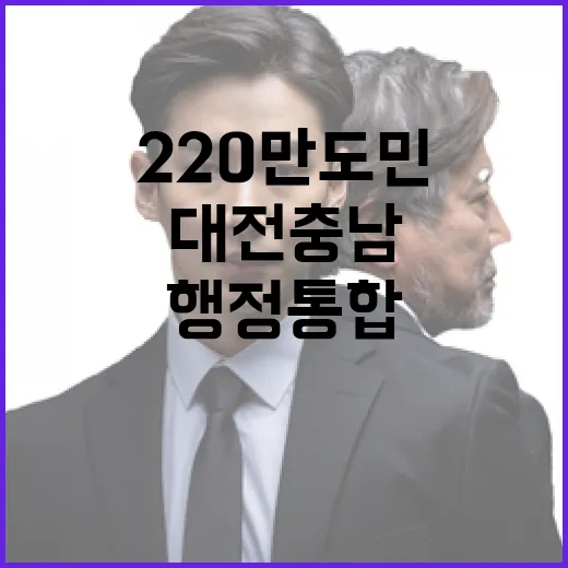대전충남 행정통합, 220만 도민 한뜻