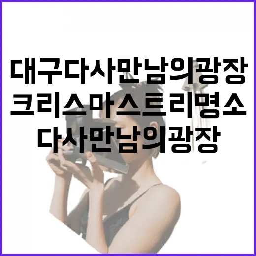 대구 다사 만남의광장 크리스마스트리 명소