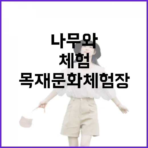 대전목재문화체험장, 나무와 함께하는 힐링 체험