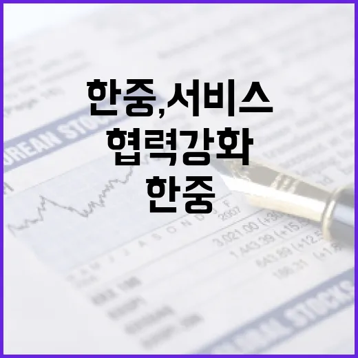 한중, 서비스 교역·희토류 협력 강화