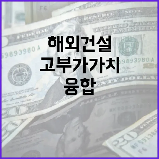 디지털 융합으로 해외건설 고부가가치 도약