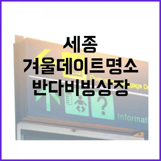 세종 반다비 빙상장, 겨울 데이트 명소로 주목