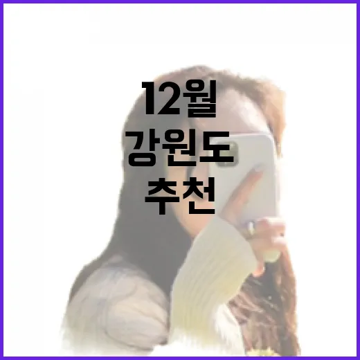 강원도 12월 겨울…