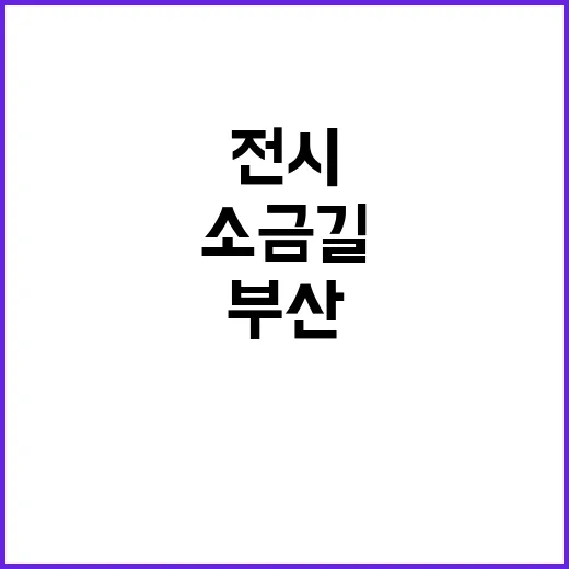 부산 소금길 전시로…
