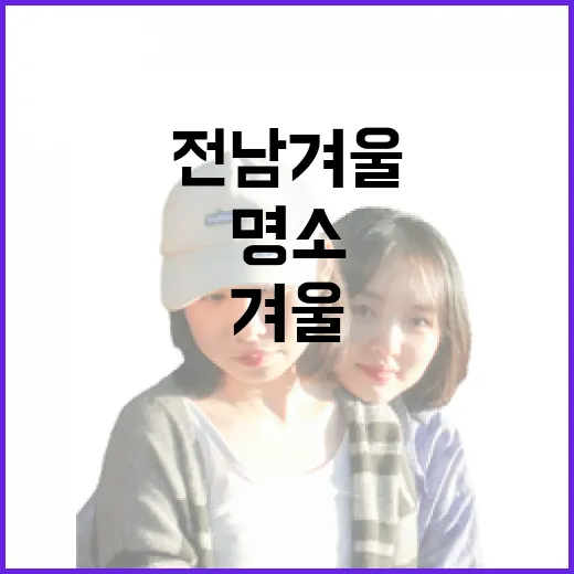 전남 겨울 해안 드라이브 명소 5선