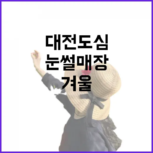 대전 도심 겨울 눈썰매장 총정리