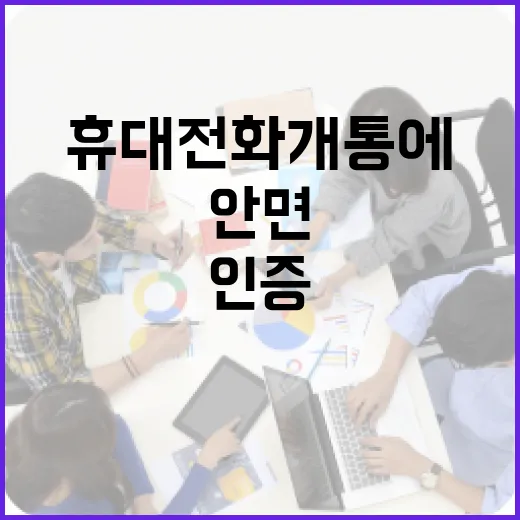 휴대전화 개통에 안면인증 도입, 대포폰 근절 기대