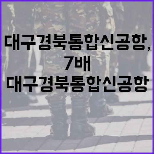 대구경북통합신공항, 7배 확장 대역사 시작