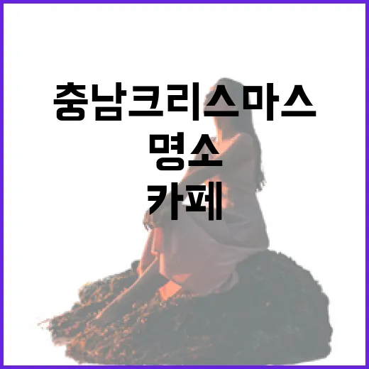 충남 크리스마스 카페 명소 총정리
