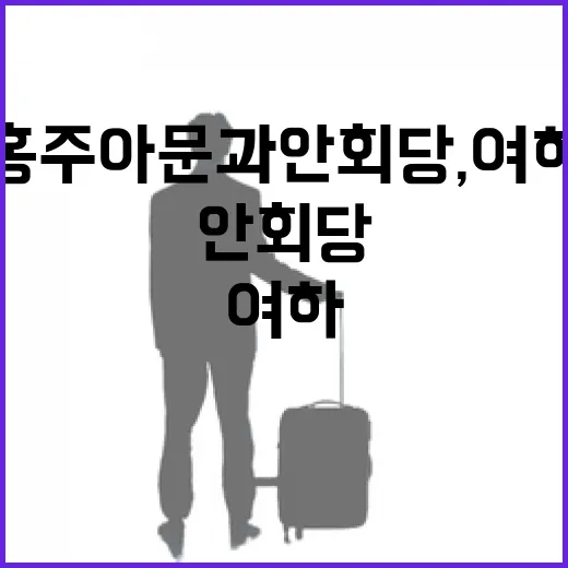 홍주아문과 안회당, 여하정의 역사 산책