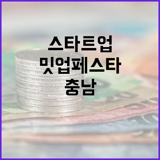 충남, 스타트업 성장 위한 밋업 페스타 개최