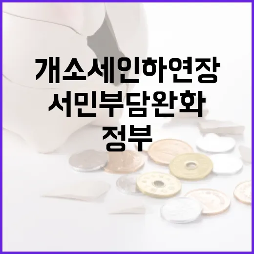 정부, 유류세·개소세 인하 연장으로 서민 부담 완화