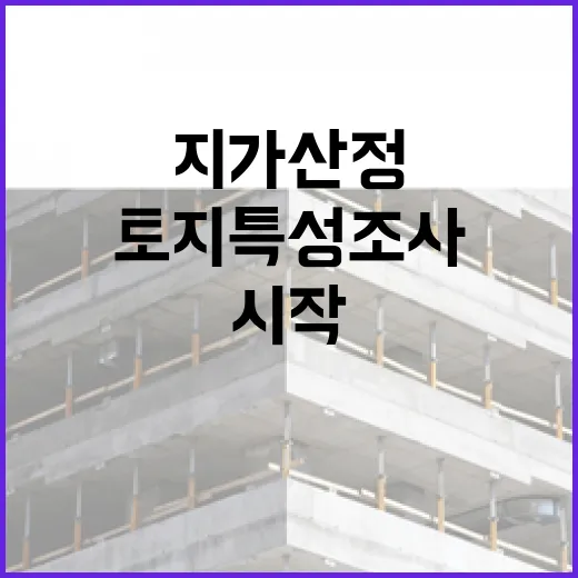 제주시 토지특성 조사, 공정한 지가 산정의 시작