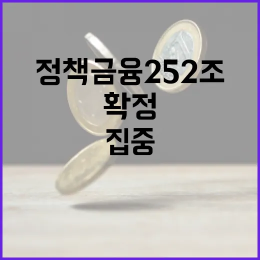 내년 정책금융 252조 집중투입 계획 확정