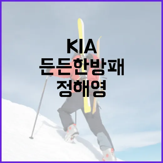 KIA 정해영, 광주를 지키는 든든한 방패