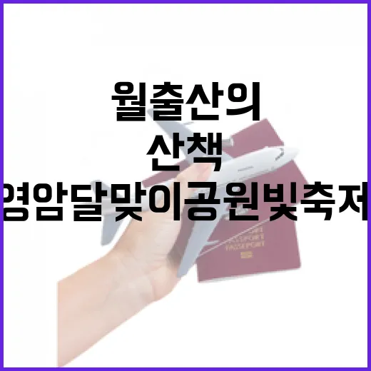 영암 달맞이공원 빛 축제와 월출산의 밤 산책