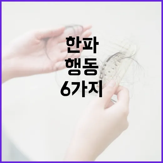 한파 대비 필수 행동 6가지