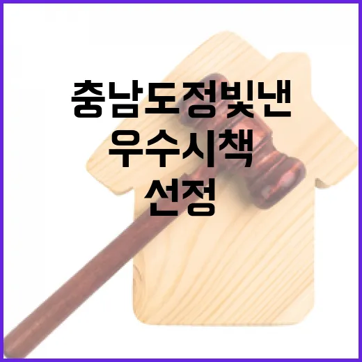 충남도정 빛낸 12대 우수시책 선정