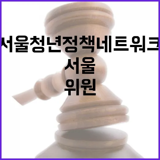 서울청년정책네트워크 신규 위원 350명 모집