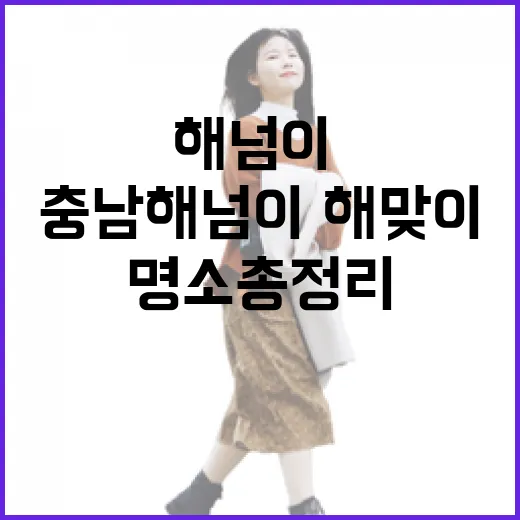 충남 해넘이·해맞이 명소 총정리