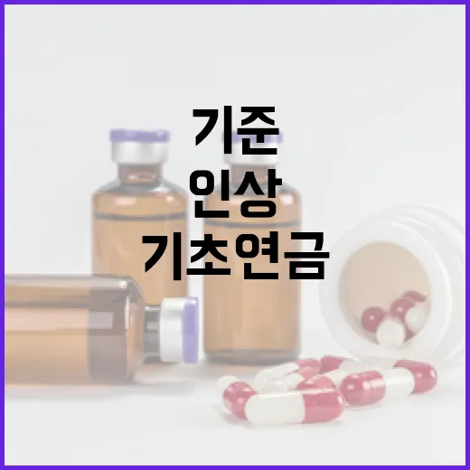 노인 기초연금 기준…