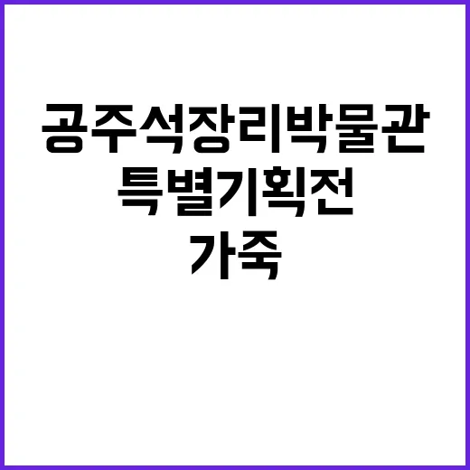 공주 석장리 박물관…
